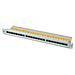 Cat. 6 / Class E 19" Patch Panel, 24 Ports, UTP light grey - Foto miniatura 1
